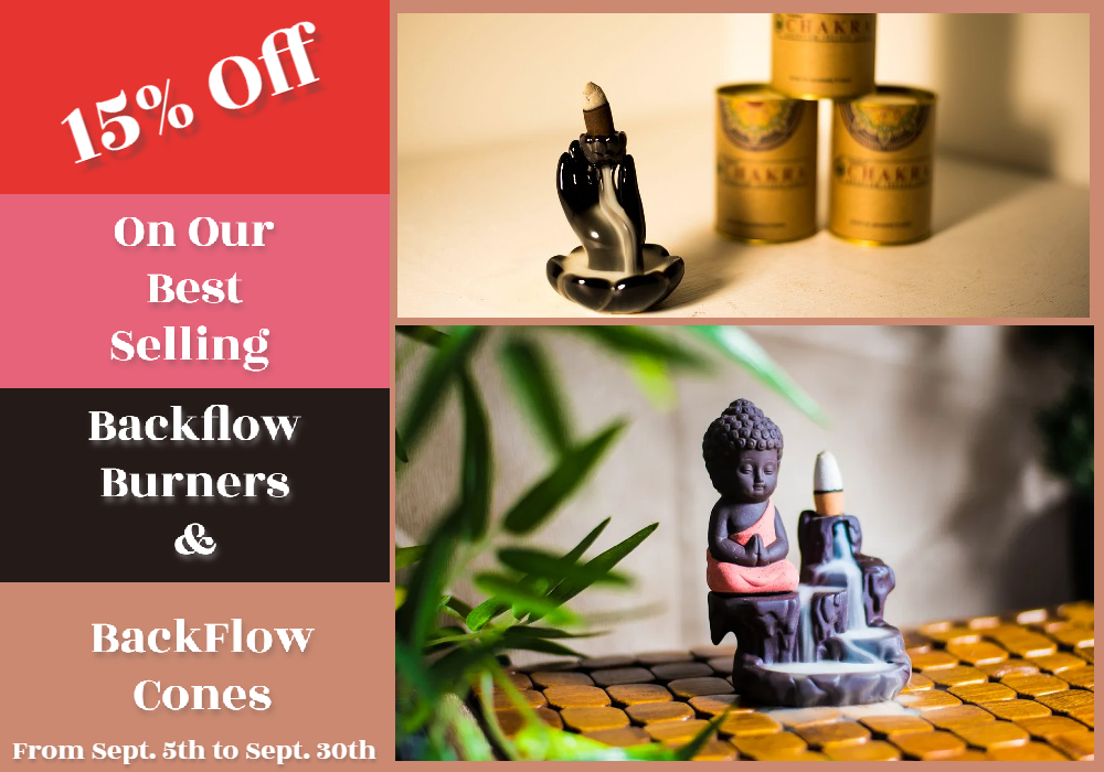 Backflow Burner and Cones Sale!